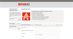 Desktop Screenshot of destek.pegem.net